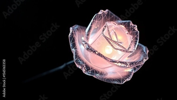 Fototapeta ethereal, flowing, fluid, translucent, icy, dreamy, serene, shimmering, swirling, wispy, atmospheric, minimalist, abstract, elegant, delicate

