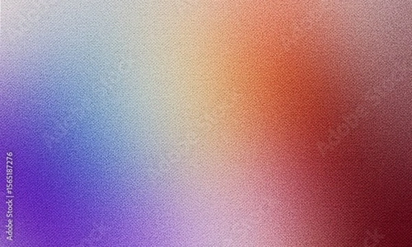 Fototapeta Vibrant grainy background blue red white abstract noise texture color gradient backdrop header poster banner design