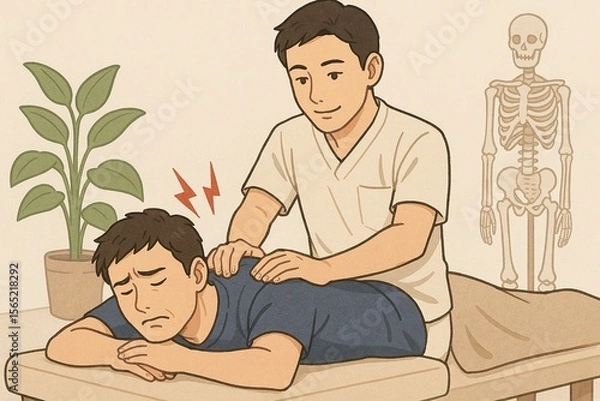 Obraz 整体に行くサラリーマン