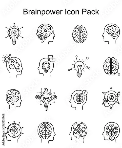 Obraz Brainpower Icon Pack