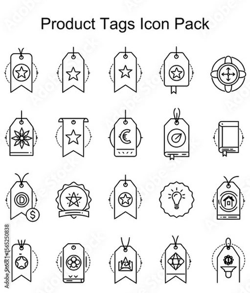 Fototapeta Product Tags Icon Pack
