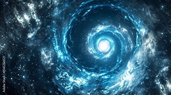 Obraz 星々に吸い込まれる幻想の渦