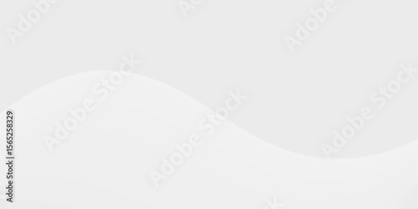 Obraz Background shows a white abstract curved line, creating a simple but modern design element. The wave adds a subtle, flowing accent to the web page.