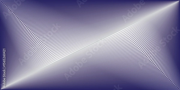 Fototapeta Blue dynamic curve line abstract background vector image for backdrop or presentation