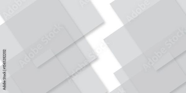 Fototapeta abstract modern square shapes. gray geometric triangles shapes. 3d shadow effects, modern design template background. layered geometric triangle shapes. ,business, brochure ,website flyer, vector 
