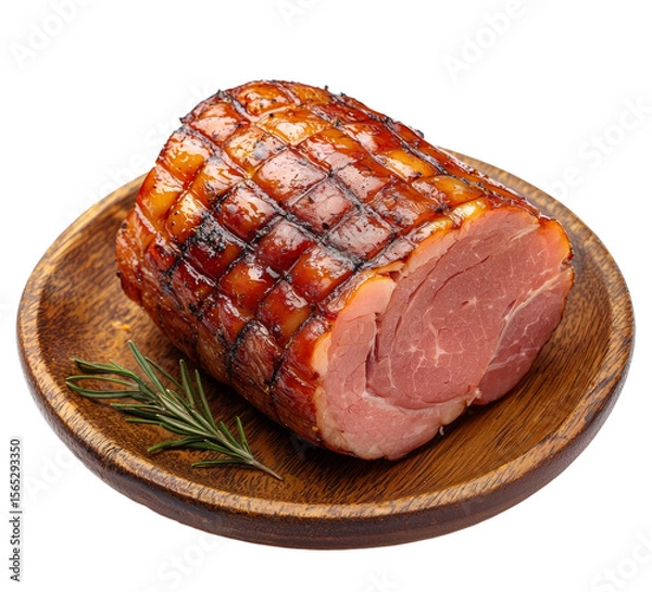 Obraz honey glazed ham