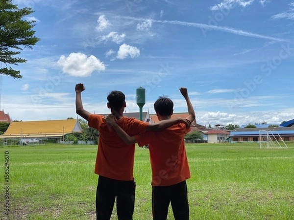 Obraz happy young couple