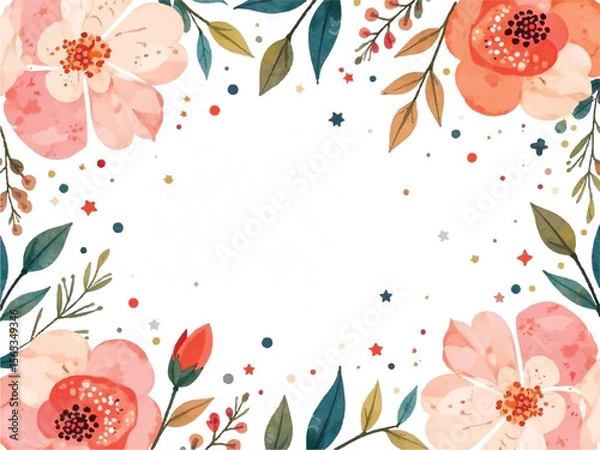 Obraz vector floral background
