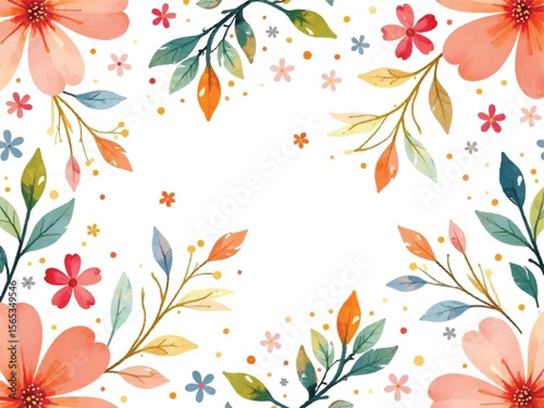 Obraz seamless floral background