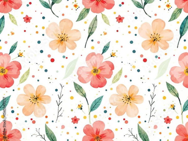 Obraz seamless pattern with flowers