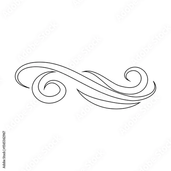 Obraz abstract background with swirls