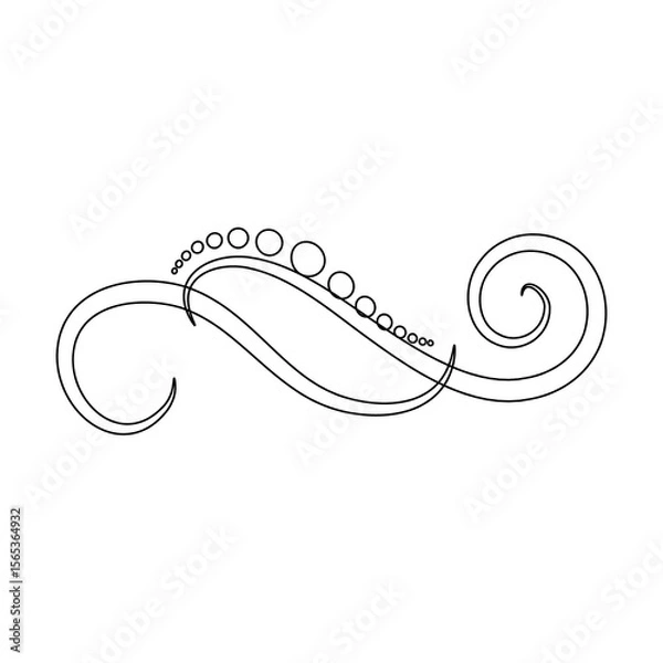 Obraz abstract floral background vector