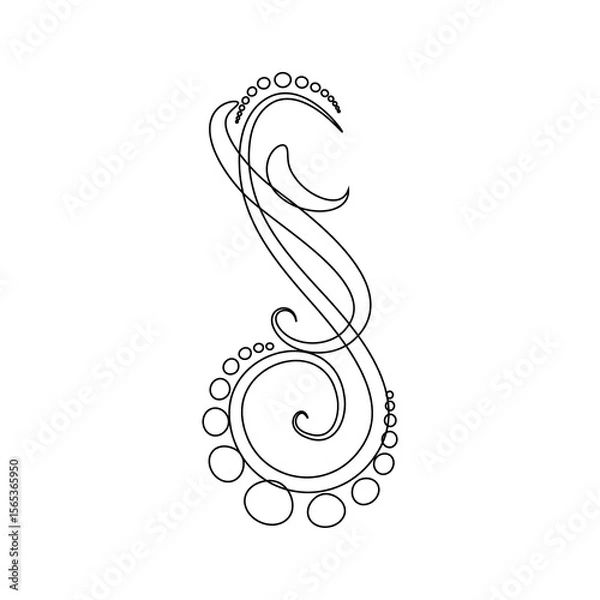 Obraz black and white abstract background