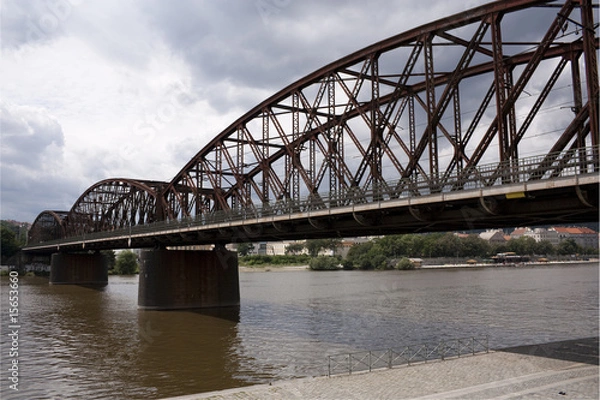 Fototapeta Railroad bridge