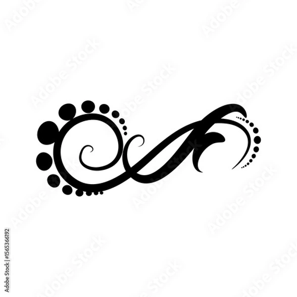 Obraz abstract floral background vector