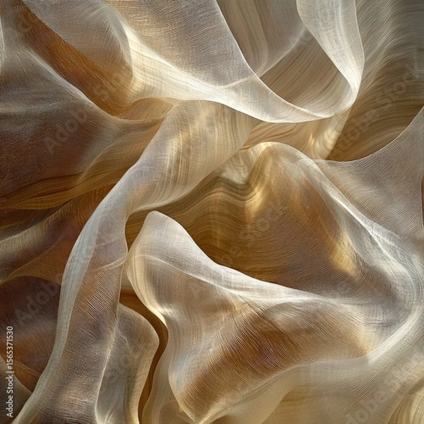 Obraz Organic Abstract Fabric Motion