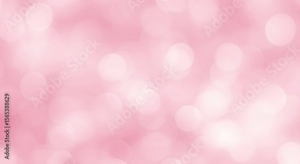 Fototapeta Delicate Pink Bokeh, Soft Light, Abstract Background