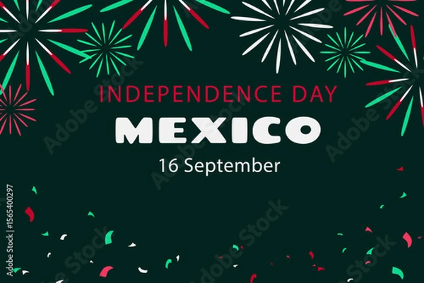 Obraz Mexico Independence Day background . Holiday concept for 16 september. 