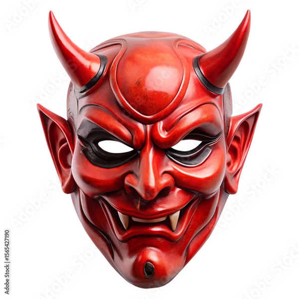 Obraz red devil mask