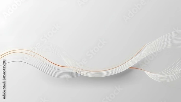 Obraz abstract background wallpaper with waves line