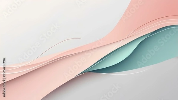 Obraz abstract background wallpaper with waves line