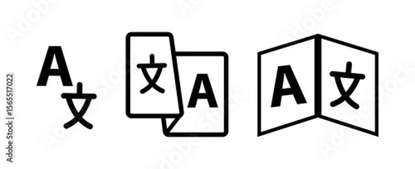Fototapeta Language icon. language symbol png and vector illustration on transparent background
