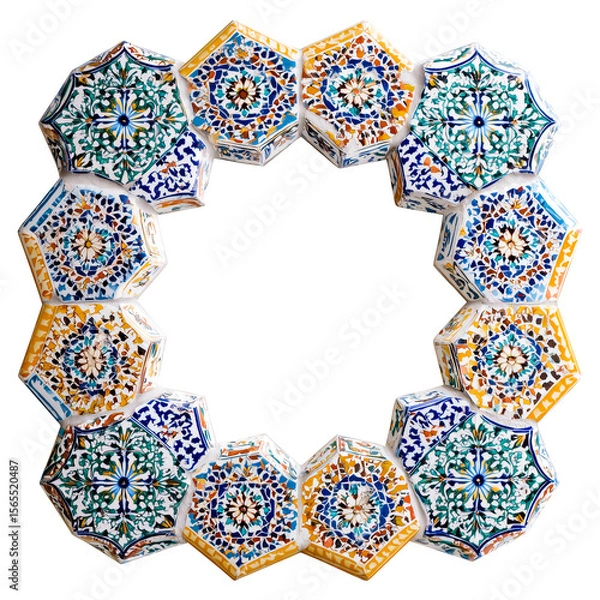 Obraz Artistic mosaic ornament frame