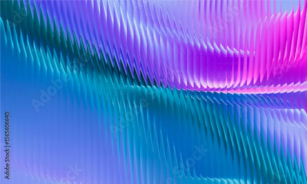 Fototapeta Vector Y2K Glass grainy Blurred, hologram colors. Multicolored glass texture for banner, wallpaper, template, print.