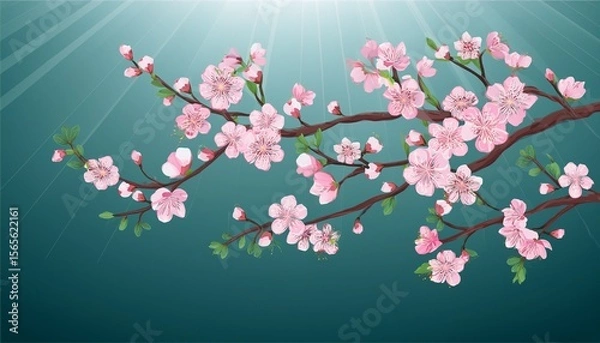 Fototapeta spring tree branch