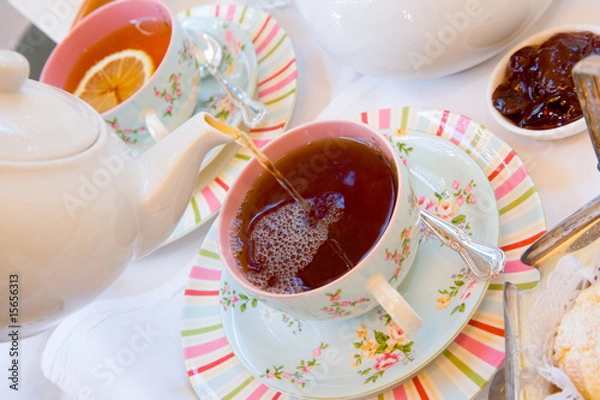 Obraz Afternoon tea on verandah