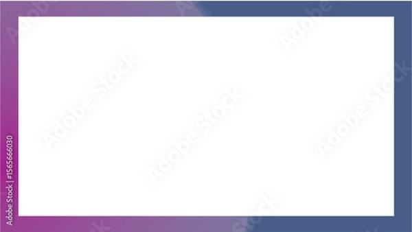 Fototapeta Abstract Gradient Frame Versatile Border Design Element for Digital Projects