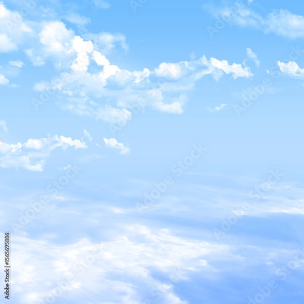 Obraz 파스텔톤 구름 하늘