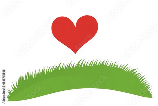 Fototapeta love grows, cultivating affection and nurture in your heart and life