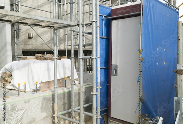 Fototapeta 仮設トイレ