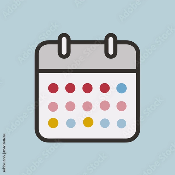 Fototapeta Clean vector icon for academic use.

