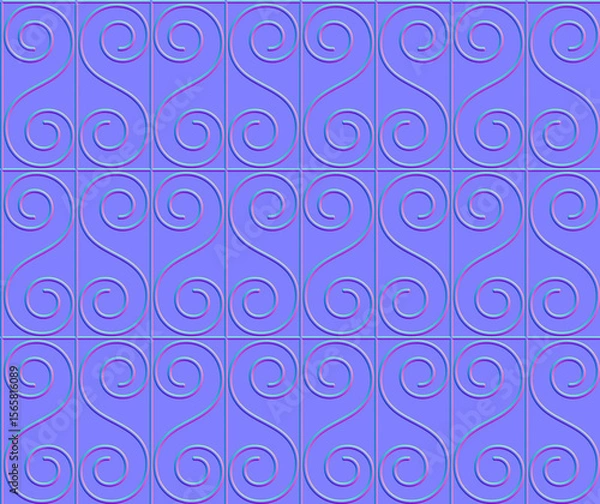 Obraz swirled pattern (completely seamless pattern)