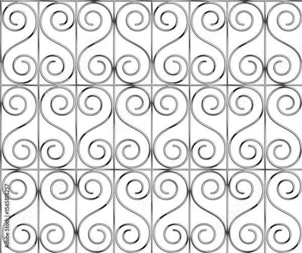 Obraz swirled pattern (completely seamless pattern)