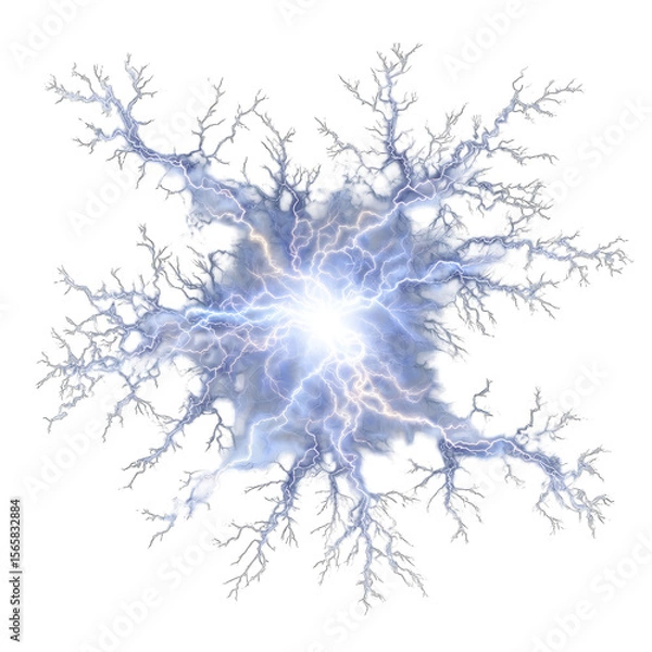Obraz Abstract, radiating, electric, fractal design