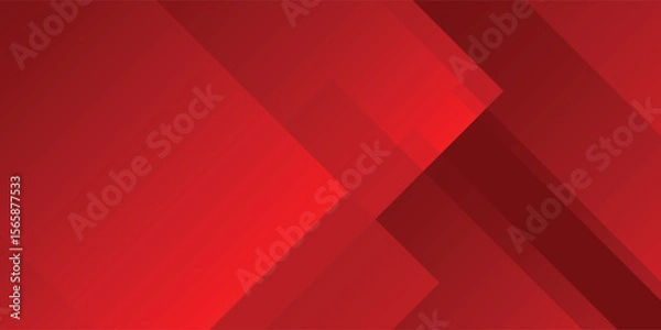 Obraz banner background. colorful, bright red gradation, slash, memphis, simple design. futuristic modern abstract vector eps10