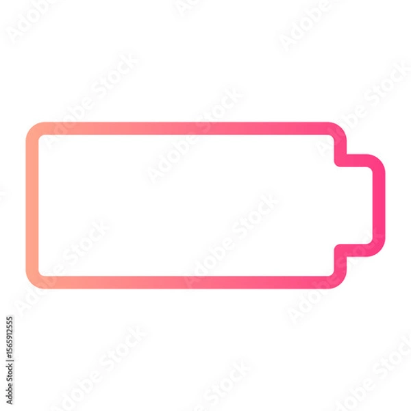 Obraz charging gradient icon