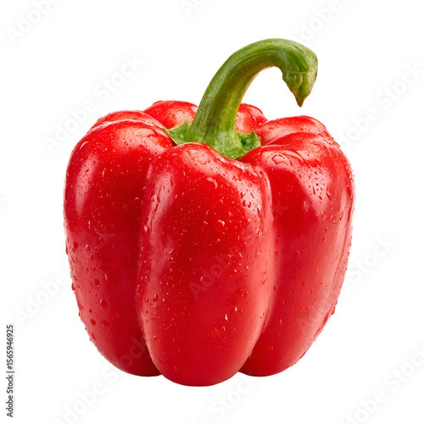 Fototapeta red pepper isolated