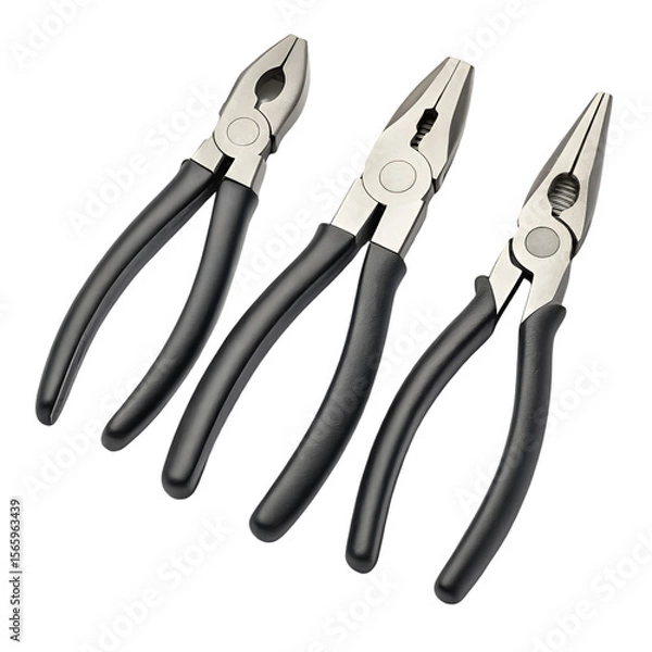 Fototapeta pliers isolated on white background