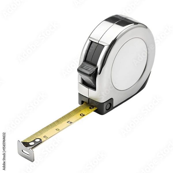 Fototapeta measuring tape isolated on white