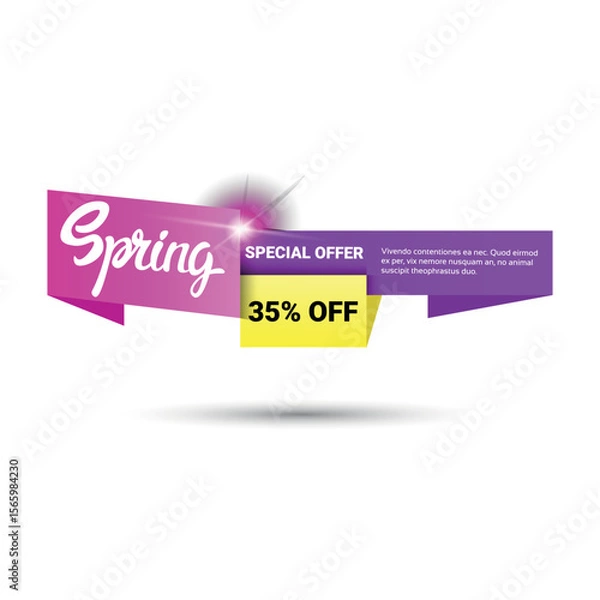 Obraz 35 off Special offer labels vector