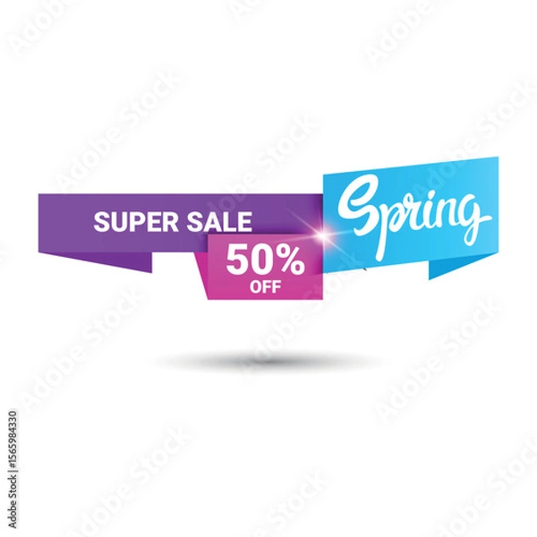 Obraz 50 Off Special offer labels vector