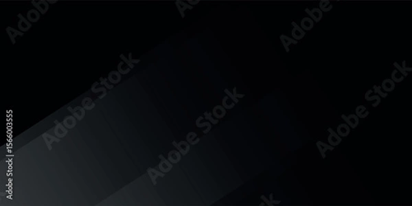 Obraz Black abstract background. Elegant dark diagonal shape elements. vector illustration