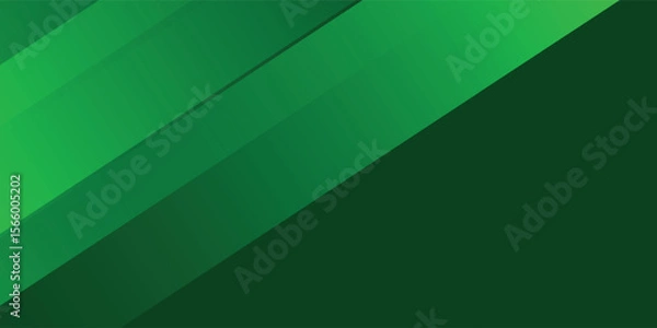 Obraz Green geometric shapes background. futuristic tecnology modern design pattern background vector eps10