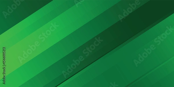 Obraz Green geometric shapes background. futuristic tecnology modern design pattern background vector eps10