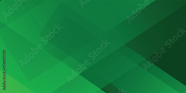 Obraz Green geometric shapes background. futuristic tecnology modern design pattern background vector eps10
