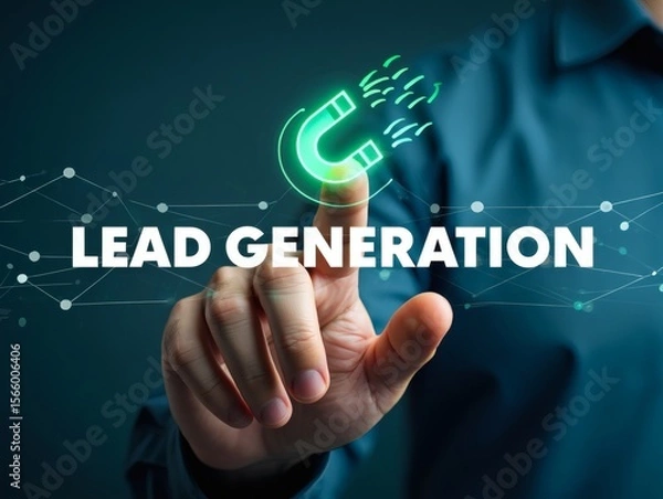 Fototapeta Effective Lead Generation Strategies for Business Growth